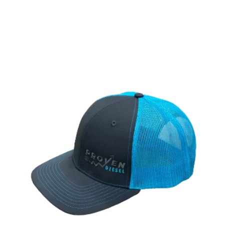 Gray & Light Blue Snapback Hat