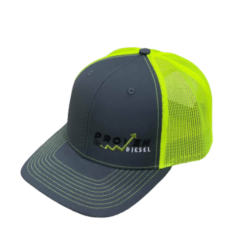 Gray & Neon Yellow Snapback Hat