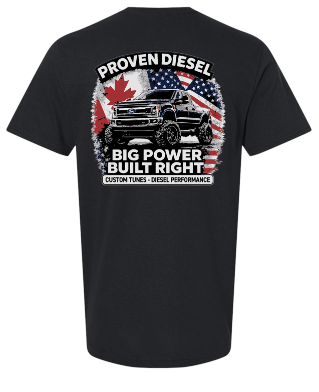 Proven Diesel Black Canada / USA T-Shirt